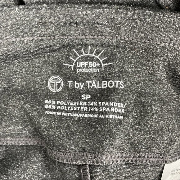 T by‎ Talbots Leggings Women's Size SP Leg Opening Zipper Athleisure Stretch - Picture 8 of 16